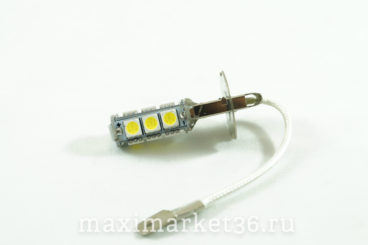 Автолампы Н3 24В PK22s  ДИОДНАЯ 13 SMD (50х50) (H3-W5013) РОСТ DIM