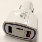 АЗУ (штекер прикур)  2 USB+PD (Type-C) 6А QUICK CHARGE (БЫСТРАЯ ЗАРЯДКА)  4967