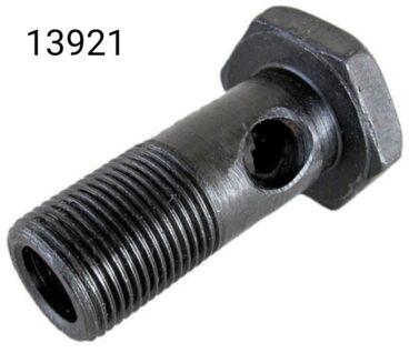 Штуцер-болт М14 х1,5 (1 отверстие) H=30мм чёрный PR-0860