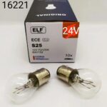 Автолампа P21/5W  24V ELF  (BAY15d - двухконтактная)  (Германия)