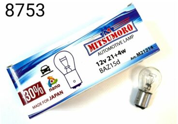 Автолампа P214W (BAY15d - двухконтактная) 12V смещённая(Приора Калина) YAMAHATO