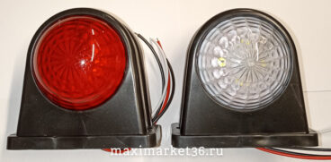 Фонарь габаритн.БЕГУЩИЙ LED ОГ-31 НОВЫЙ ВЫПУКЛЫЙ ПАРА  FZD-004