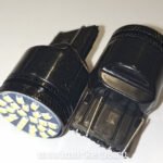 Автолампа T20  21W/5W (2 конт бесцок Гранта) 12-24V (2016) 24 SMD S0316-7443