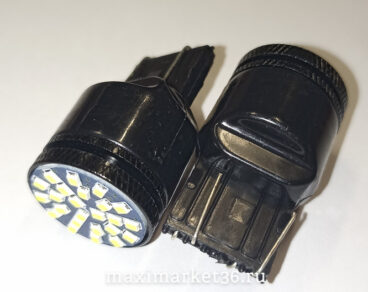 Автолампа T20  21W/5W (2 конт бесцок Гранта) 12-24V (2016) 24 SMD S0316-7443