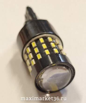 Автолампа T20 7443 (3014) 54 SMD + ЛИНЗА 12-80V   подходит на Гранту S0060